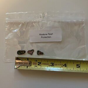 Abalone Pearl Protection Stones – Iridescent Natural Pieces 🩵✨